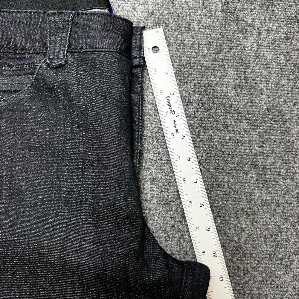 Democracy "Ab" solution Skinny Jeans Women's Size 12 Black Stretch Denim - Picture 7 of 10